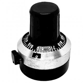 57501 BUTON GRADAT 9X9 UNITATI CU BLOCARE 26X22MM 6.3MM