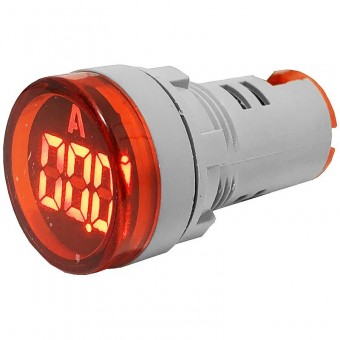 78114 AMPERMETRU DE PANOU DIGITAL CU LED AG 100A ROSU