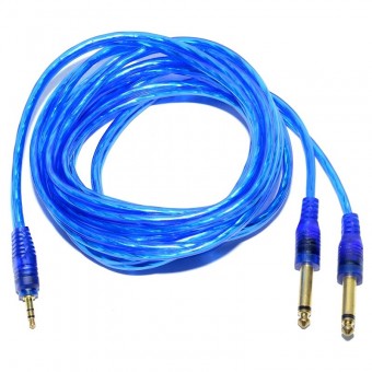  ALX-11A022 CABLU JACK 3,5 TATA STEREO-2 JACK 6,3 TATA MONO SILICONAT/3M, PROFESIONAL