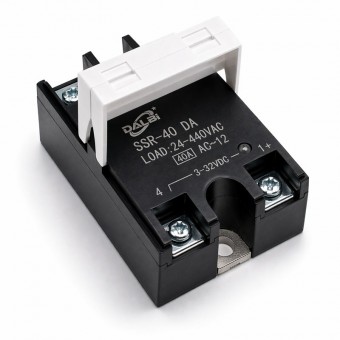 ALX-5E027 RELEU STATIC SSR-40 DA 40A 24-440V AC CONTROL 3-32V DC DALBI