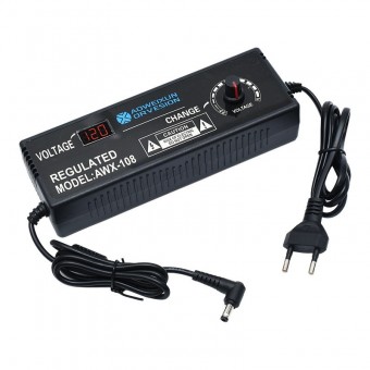 ALX-7B018 ALIMENTATOR REGLABIL 3-12V DC 10A CU AFISAJ DIGITAL 5.5X2.1MM