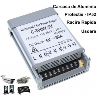 ALX-7E046 SURSA ALIMENTARE DE EXTERIOR 5V 300W/60A