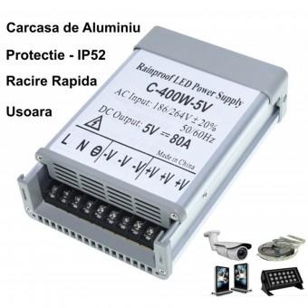 ALX-7E047 SURSA ALIMENTARE DE EXTERIOR 5V 400W/80A