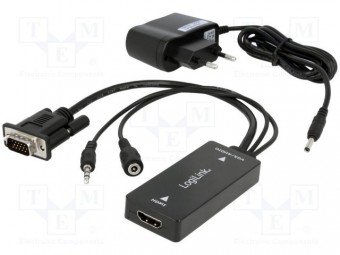 CV0058 CONVERTOR VGA -HDMI + JACK 3.5MM
