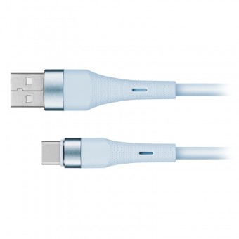 KM1268-1BL CABLU SILICON USB-USB TYPE C 1M BASIC KRUGER&MATZ