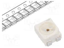 LSE6SF-AABB-1-3A4B LED; SMD; PLCC4; ROSU 3,78÷7,56lm; 1120÷2800mcd; 3x3,4x2,1mm