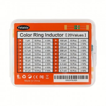 SET 200 BUCATI INDUCTANTE 20 VALORI 1uH-4.7mH