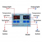 14113 TERMOSTAT DIGITAL CONTROLER DE TEMPERATURA SONDA NTC 220VAC W1088
