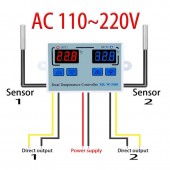 14113 TERMOSTAT DIGITAL CONTROLER DE TEMPERATURA SONDA NTC 220VAC W1088