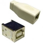 5051 FISA USB B MONTARE FIR CU CARCASA PLASTIC