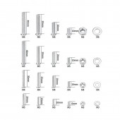 69334 SET 1080 SURUBURI PIULITE SI SAIBE OTEL INOXIDABIL