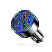 77307 SURSA ALIMENTARE AUTO 12/24V 5V/3.6A QUICK CHARGE VOLTMETRU DIGITAL