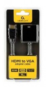 A-HDMI-VGA-04 ADAPTOR HDMI 1.4; D-Sub 15pin HD SOCLU HDMI MUFA 1.15M NEGRU