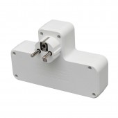 ALX-14F024 DUBLU STECHER MULTIFUNCTIONAL CU 2 X USB QC3.0 - 1PD 20W SI LUMINA DE VEGHE