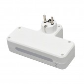 ALX-14F024 DUBLU STECHER MULTIFUNCTIONAL CU 2 X USB QC3.0 - 1PD 20W SI LUMINA DE VEGHE