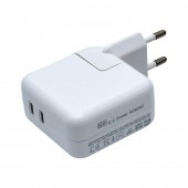 ALX-2A049 INCARCATOR RETEA RAPID PD 50W CU 2 PORTURI TIP C ALB PDCC