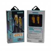 ALX-2B048 CABLU DE DATE 4 IN 1 SUPER FAST - PD 27W, USB 65W, IPHONE - 1,2M / CA-888