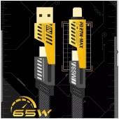 ALX-2B048 CABLU DE DATE 4 IN 1 SUPER FAST - PD 27W, USB 65W, IPHONE - 1,2M / CA-888