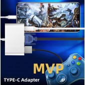 ALX-2C033 ADAPTOR VIDEO USB TIP-C LA VGA-USB 3.0- USB TIP-C