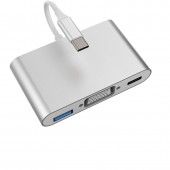 ALX-2C033 ADAPTOR VIDEO USB TIP-C LA VGA-USB 3.0- USB TIP-C