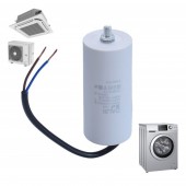 ALX-3A090 CONDENSATOR MOTOR CU SURUB SI FIRE - 50UF / 450V
