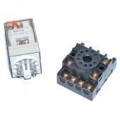 ALX-5E006 RELEU INDUSTRIAL 24V-AC/11P CU SOCLU