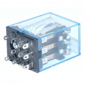 ALX-5E014 RELEU 12V AC , ELECTROMAGNETIC 11 PINI CU SOCLU