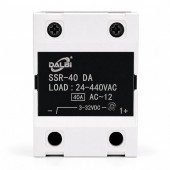 ALX-5E027 RELEU STATIC SSR-40 DA 40A 24-440V AC CONTROL 3-32V DC DALBI
