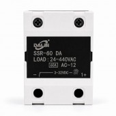 ALX-5E028 RELEU STATIC SSR-60 DA 60A 24-440V AC CONTROL 3-32V DC DALBI