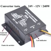 ALX-7F006 CONVERTOR AUTO DE TENSIUNE 24V-12V DC/20A