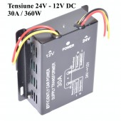 ALX-7F007 CONVERTOR AUTO DE TENSIUNE 24V-12V DC/30A