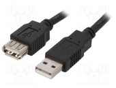 CAB-USB2AAF/1.8-BK CABLU PRELUNGITOR USB  1.8M NEGRU