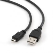 CCP-MUSB2-AMBM-10 USB A MICRO MUFA AURIT 3M NEGRU PVC