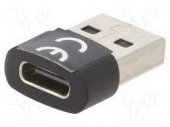 CDWB0 ADAPTOR USB 2.0 TATA USB TIP C MAMA NICHELAT NEGRU