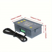 CONTROLER TEMPERATURA DIGITAL LED W3230 CU SONDA REZISTENTA LA APA