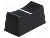 CS1/4A-BLK BOTON POTENTIOMETRU NEGRU 23X11X11MM GLISOR 4MM