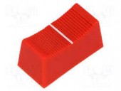 CS1/4A-RED BUTON POTENTIOMETRU ROSU 23X11X11 GLISOR 4MM