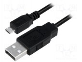 CU0058 CABLU USB A- MICRO USB NICHELAT 1M 30AWG