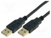 CU203G-B-018-PB CABLU USB 2.0 TATA TATA AURIT 1.8M NEGRU