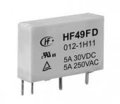 HF49FD/024-1H12T RELEU ELECTROMAGNETIC SPDT-NO BOBINA 24VDC 5A 5A/250VAC
