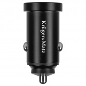KM0873 INCARCATOR AUTO USB-A / TYPE C QC PD 38W KRUGER&MATZ