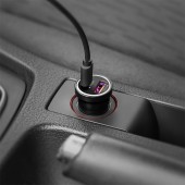 KM0873 INCARCATOR AUTO USB-A / TYPE C QC PD 38W KRUGER&MATZ