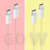 KM1271-1.5Y CABLU USB TIP C - USB TIP C 60 W 1.5 M KRUGER&MATZ