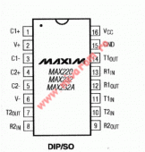 MAX232NCPE CIRCUIT INTEGRAT MAX232 ICL232