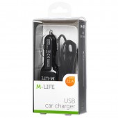 ML0993 INCARCATOR AUTO LIGHTNING + USB 2100MA M-LIFE