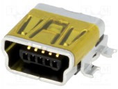 MX-67503-1020 SOCLU MINI USB 5 PINI ORIZONTAL