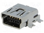 MX-67503-1230 SOCLU MUFA MINI USB B 5 PINI ORIZONTAL