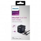 PH-DLP2307V INCARCATOR USB PERETE ULTRA-RAPID PHILIPS