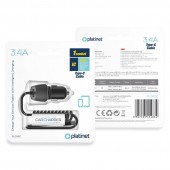 PLCRSC INCARCATOR AUTO CABLU SPIRALAT 3.4A TYPE C