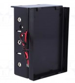 SBH-131A SUPORT 3 BATERII R20, TERMINATIE CABLURI, CULOARE NEGRU